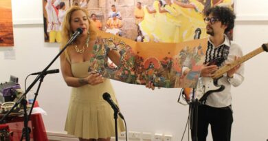 La embajada de Colombia en India destaca el talento de Diana Burco en un concierto histórico