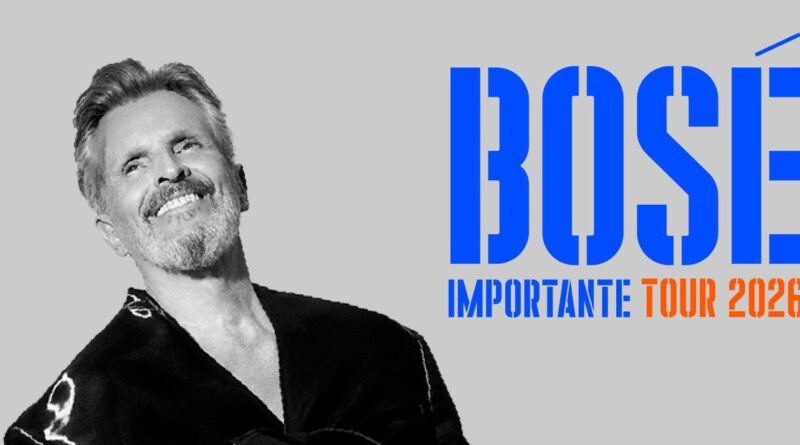 Medellín se prepara para Miguel Bosé todo listo para el “Importante Tour 2026” en La Macarena